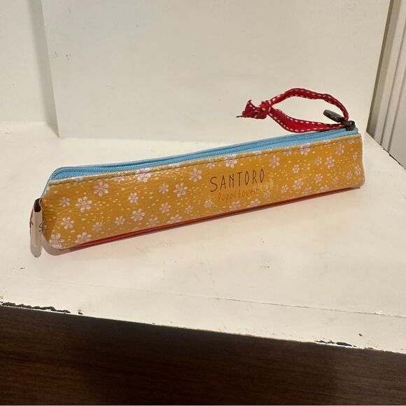 Rare Vintage SANTORO LONDO  Poppi Loves Collection Zip Pencil pouch mini pouch - Picture 4 of 10